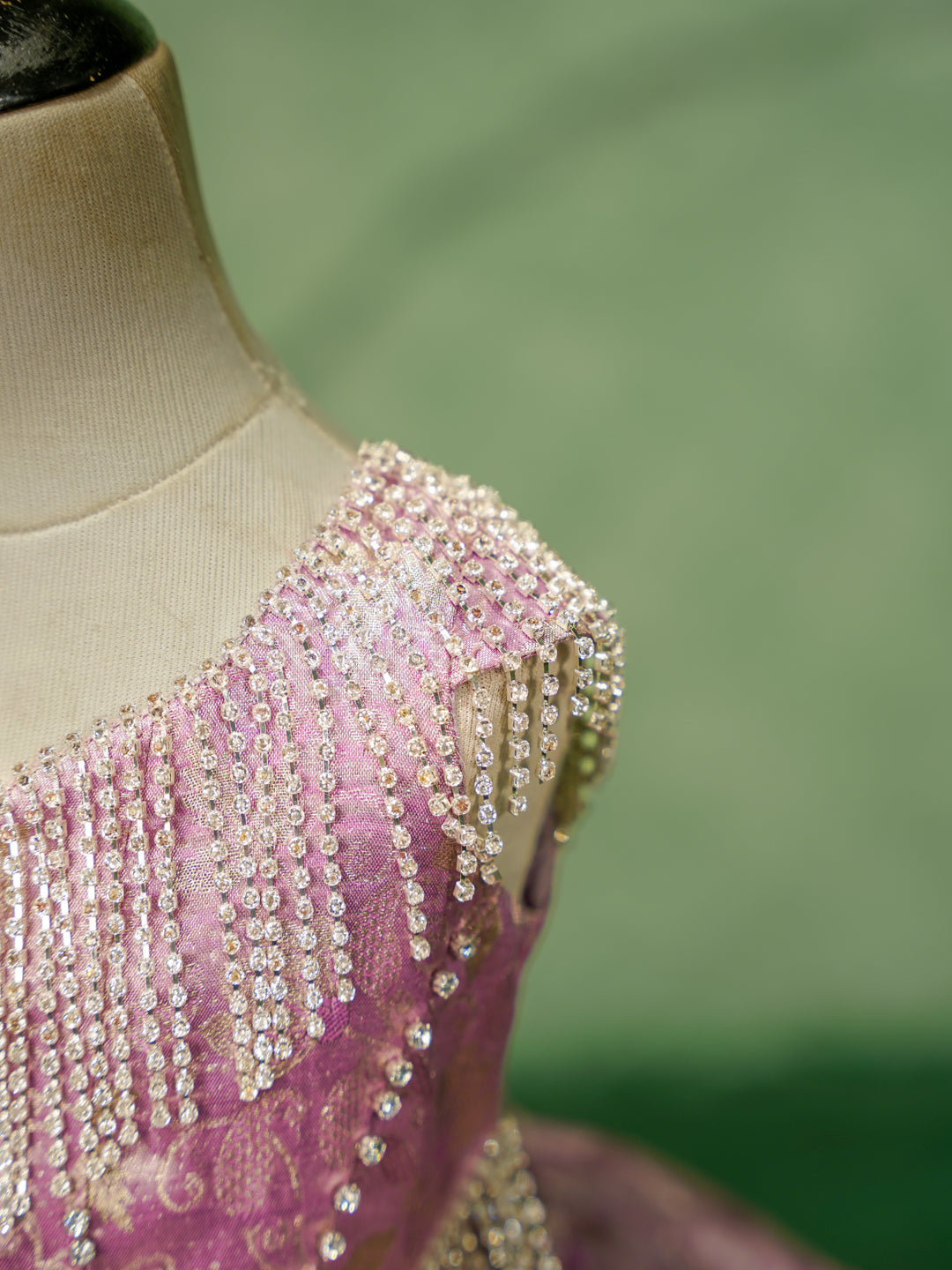Lavender Mist Pure Kanchipuram Silk Pattu Gown