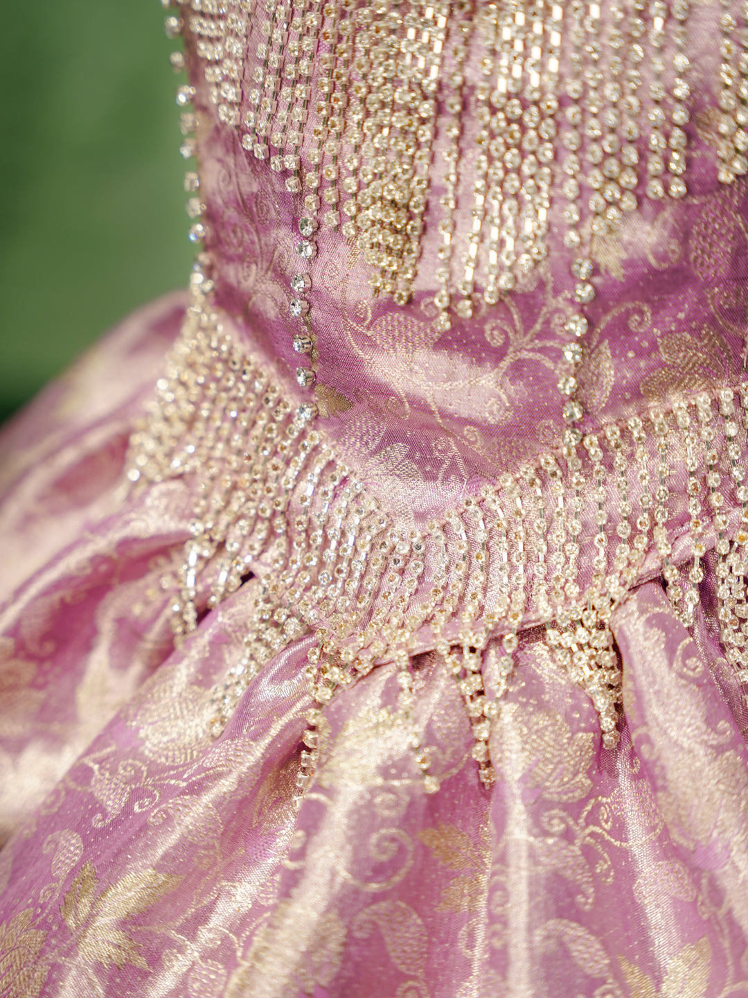 Lavender Mist Pure Kanchipuram Silk Pattu Gown
