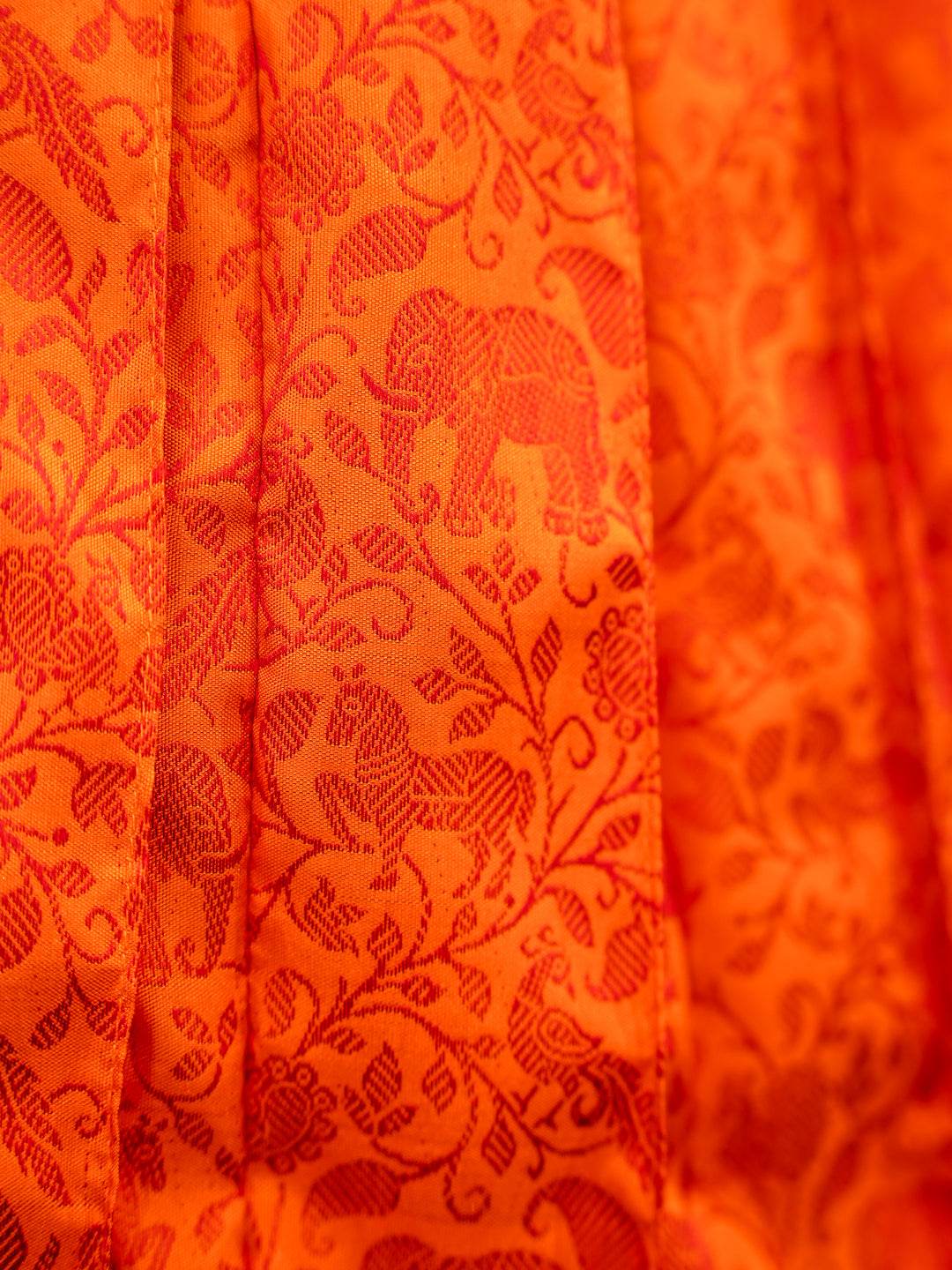 Vanasingaram Kids Kanchipuram Silk Gown – Glory of the Forest
