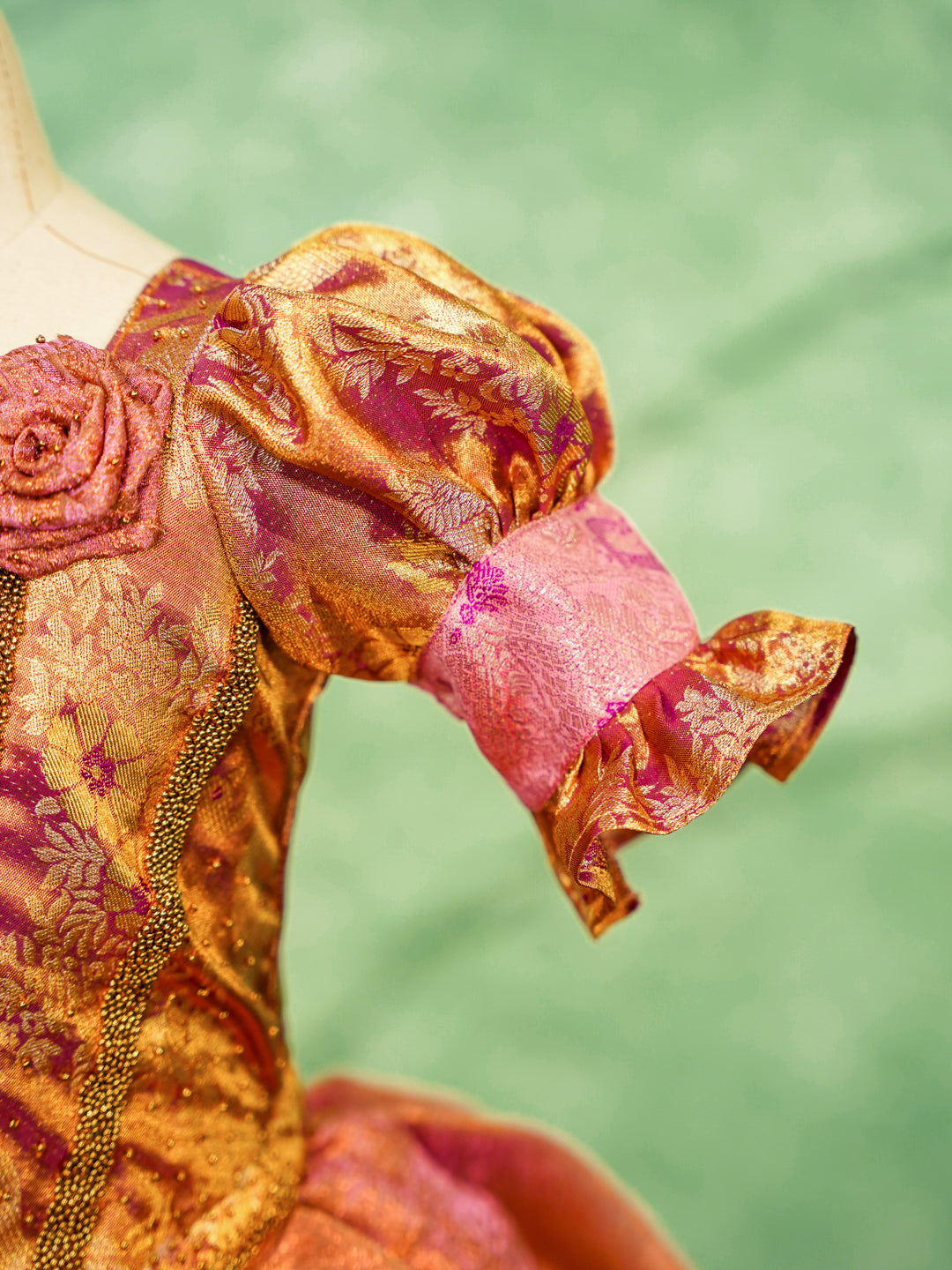 Cinderella in Kanchipuram Gown