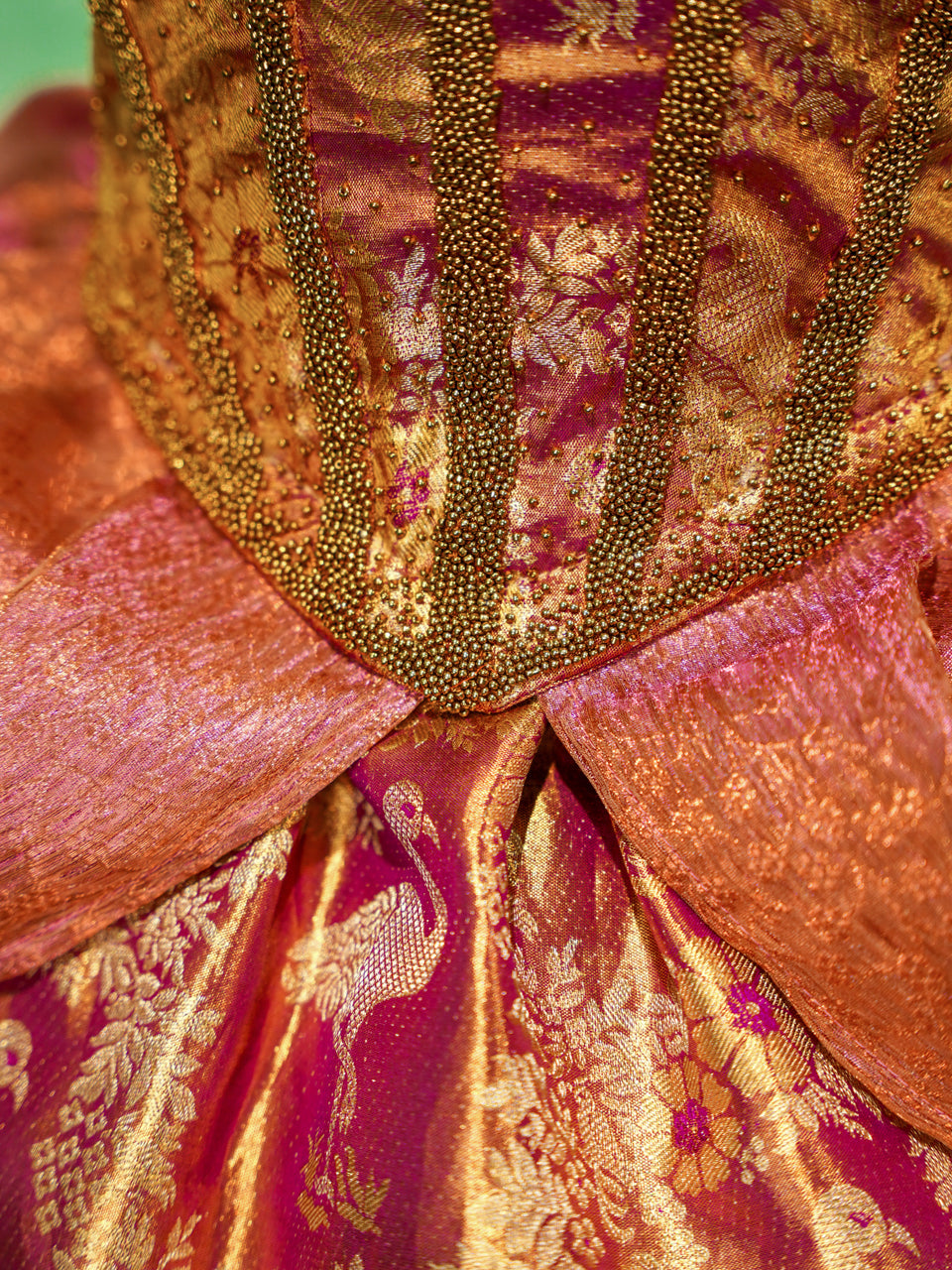 Cinderella in Kanchipuram Gown