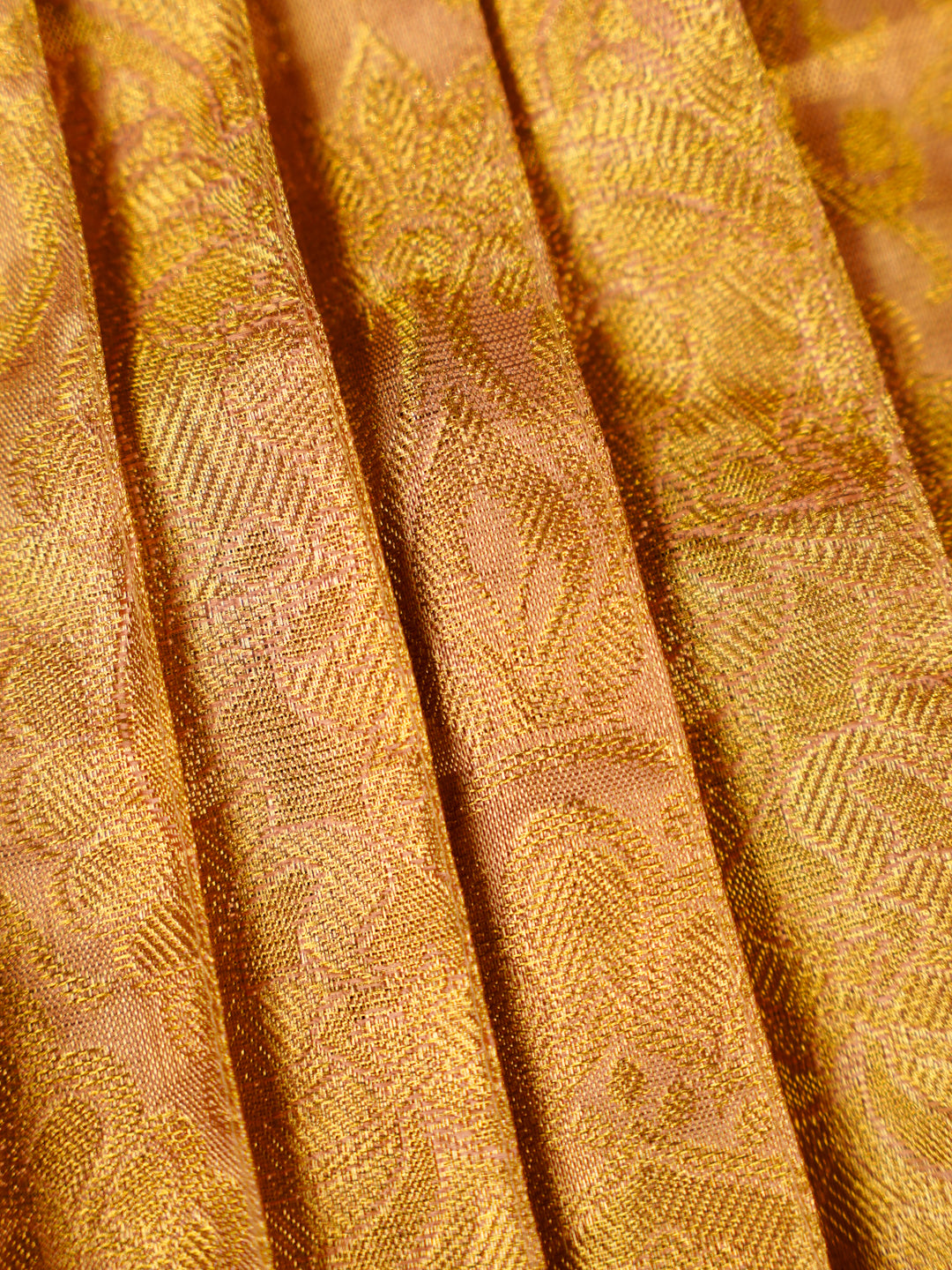 Golden Glow – Silk Gown for Newborn Girls