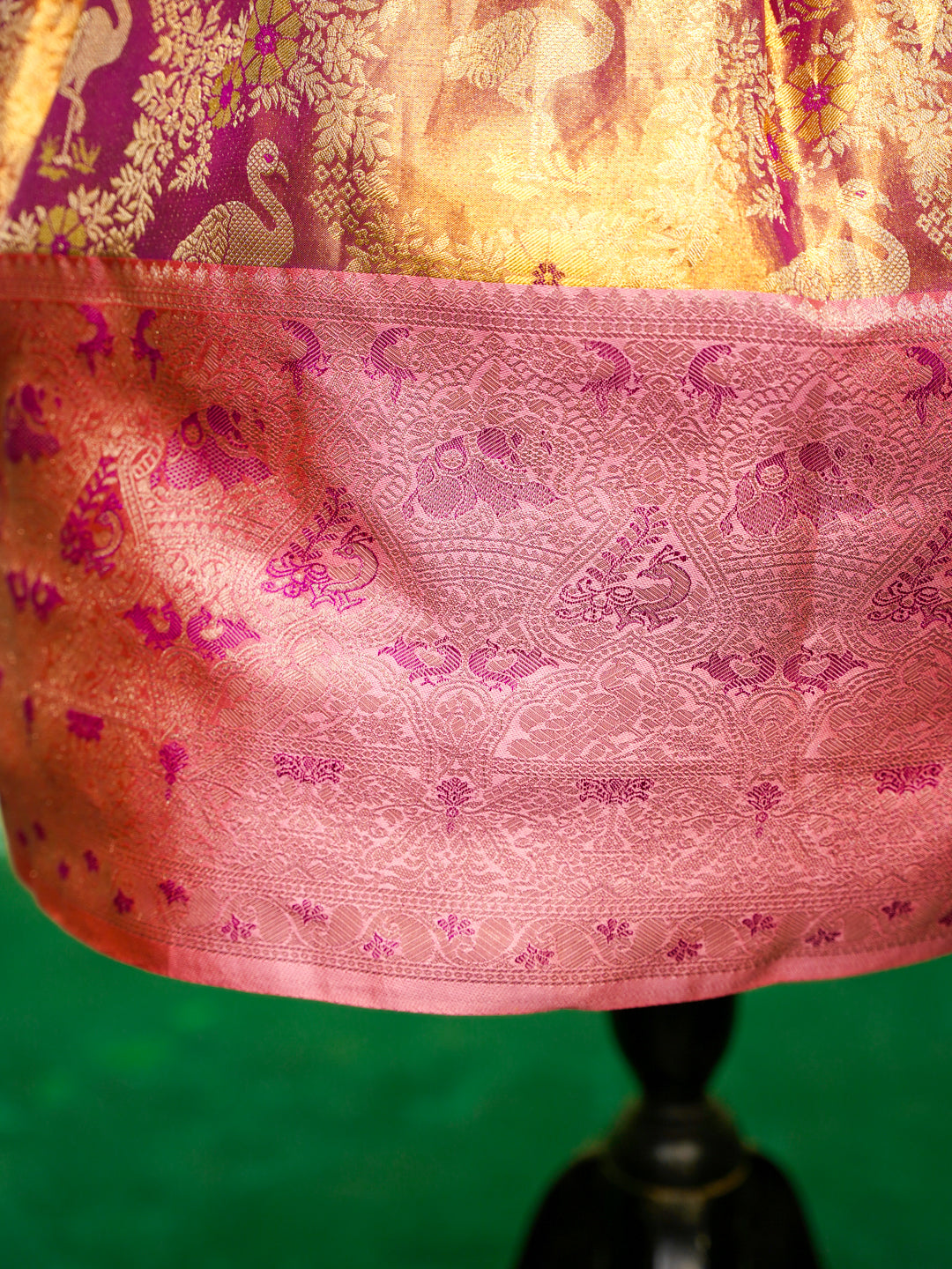 Cinderella in Kanchipuram Gown