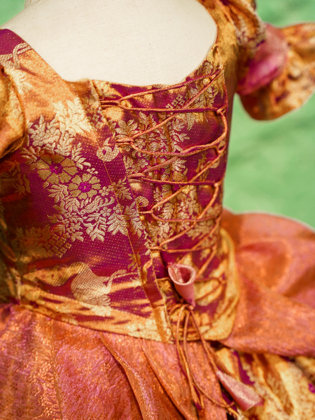 Cinderella in Kanchipuram Gown