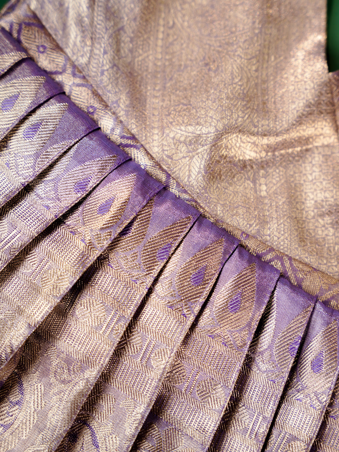 Lavender Light – Silk Gown for Newborn Girls
