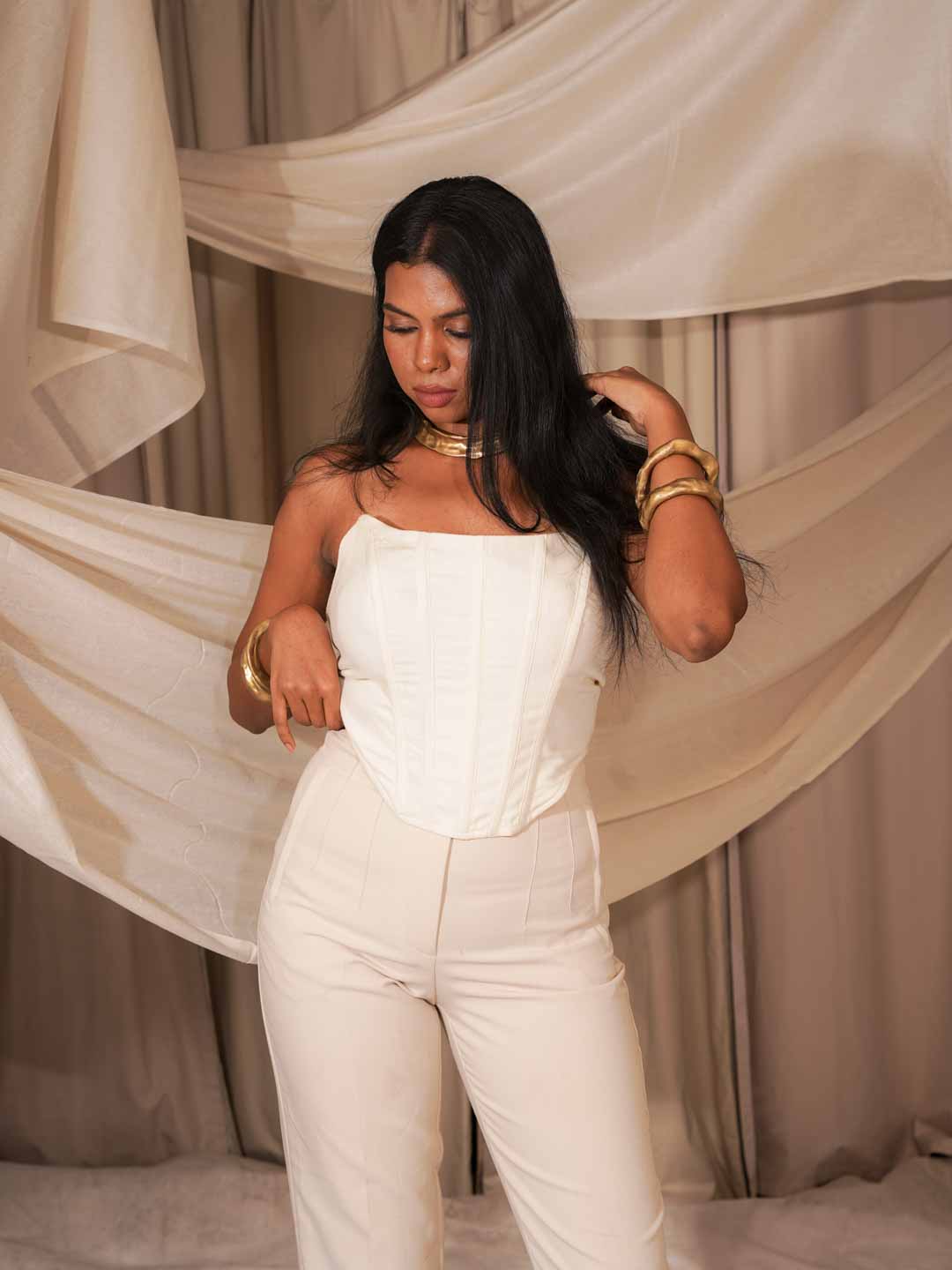 Classic White Corset