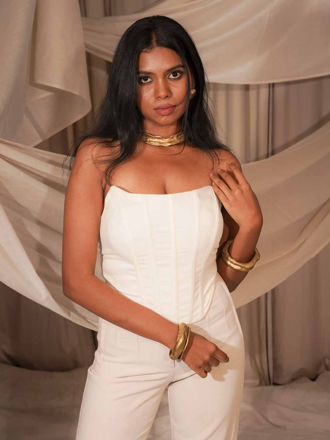 Classic White Corset