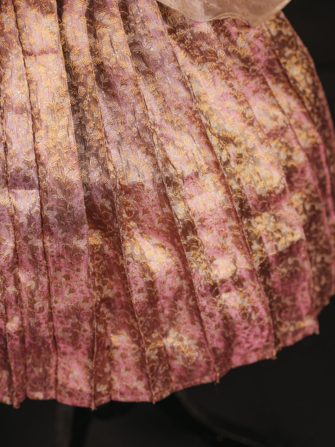 Lavender Royale – Draped Gown for Girls
