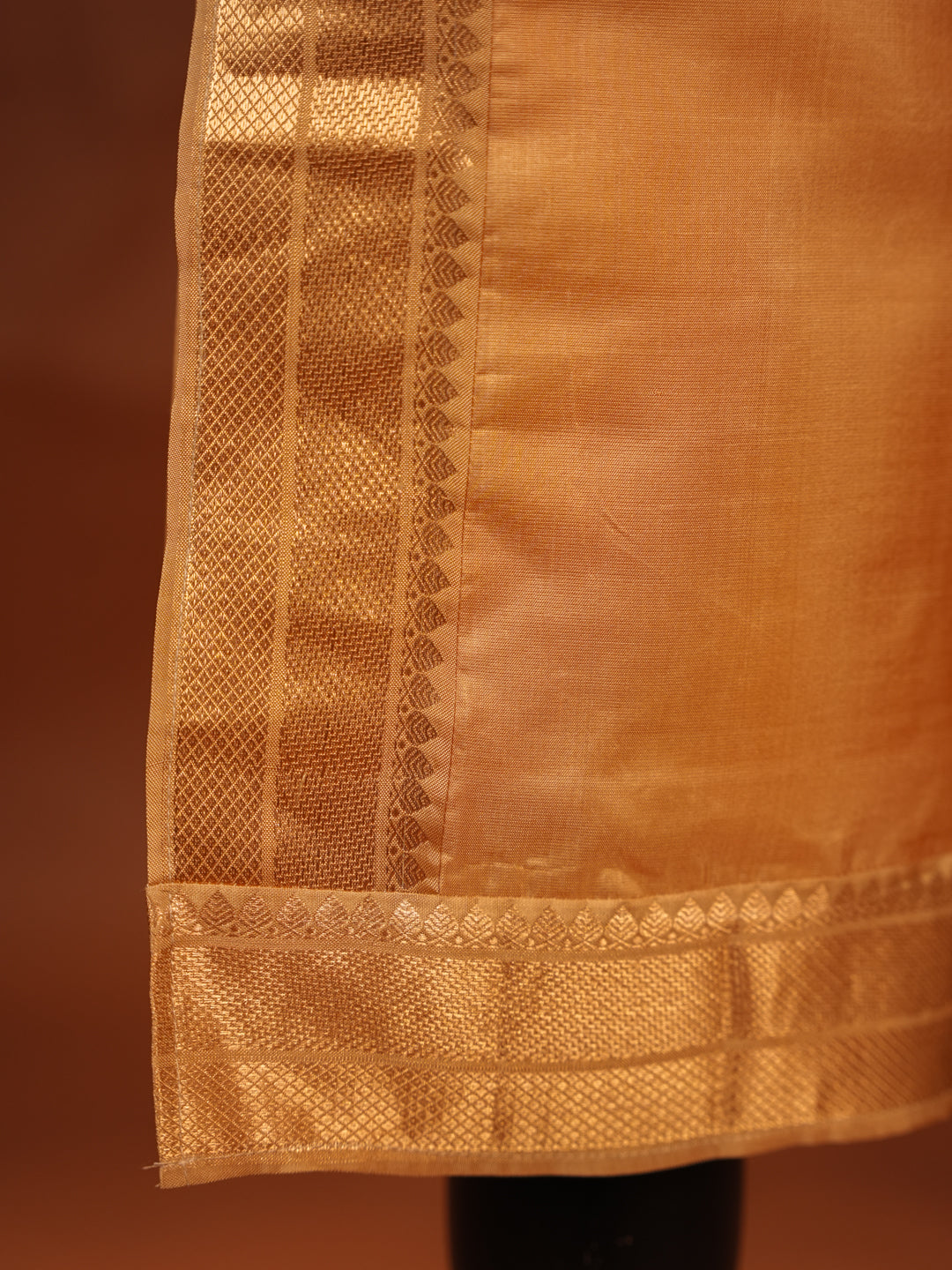 Golden Glow – Kids Silk Dhoti Shirt Set