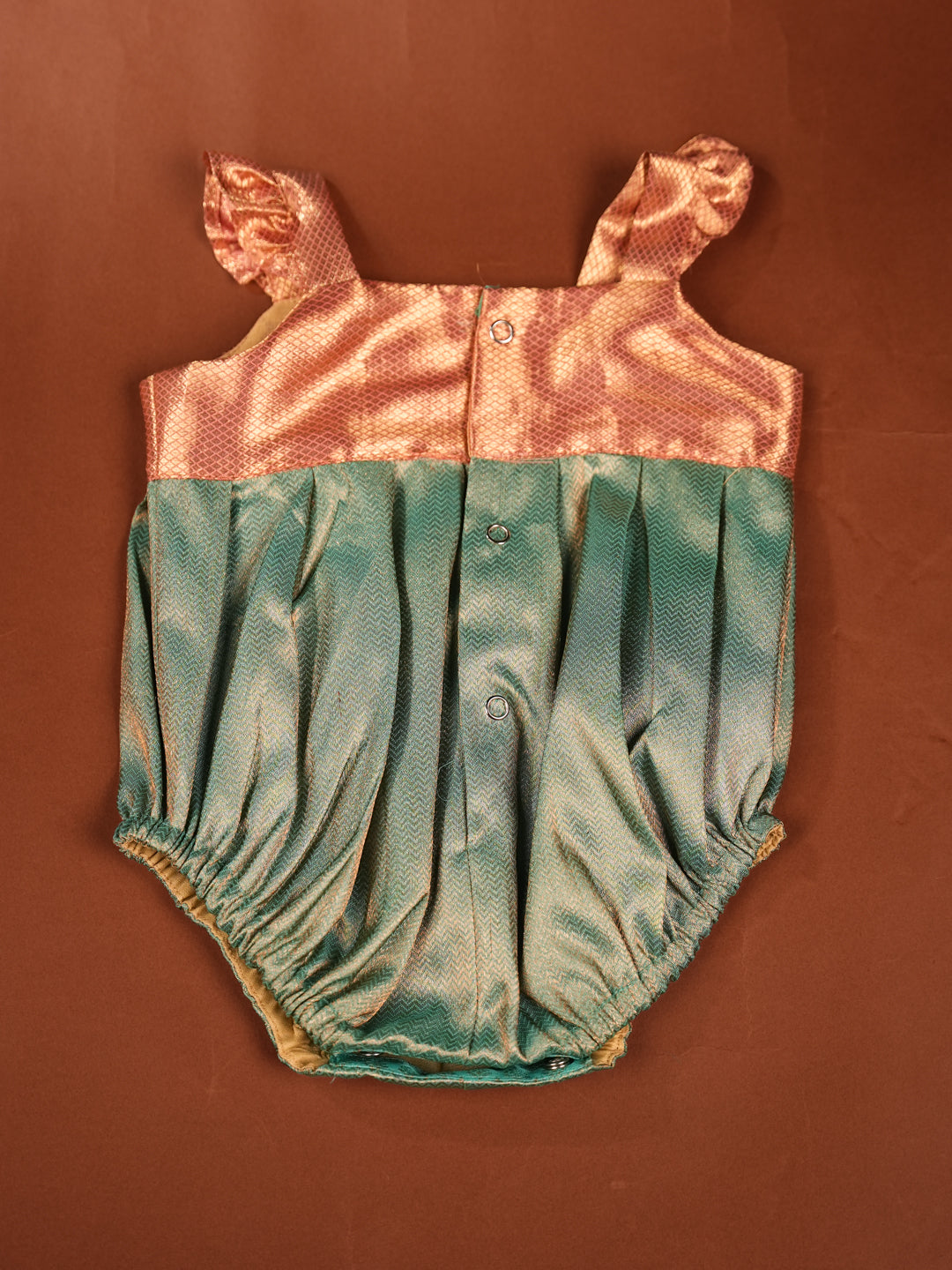 Copper Grove – Silk Romper for Baby Girls