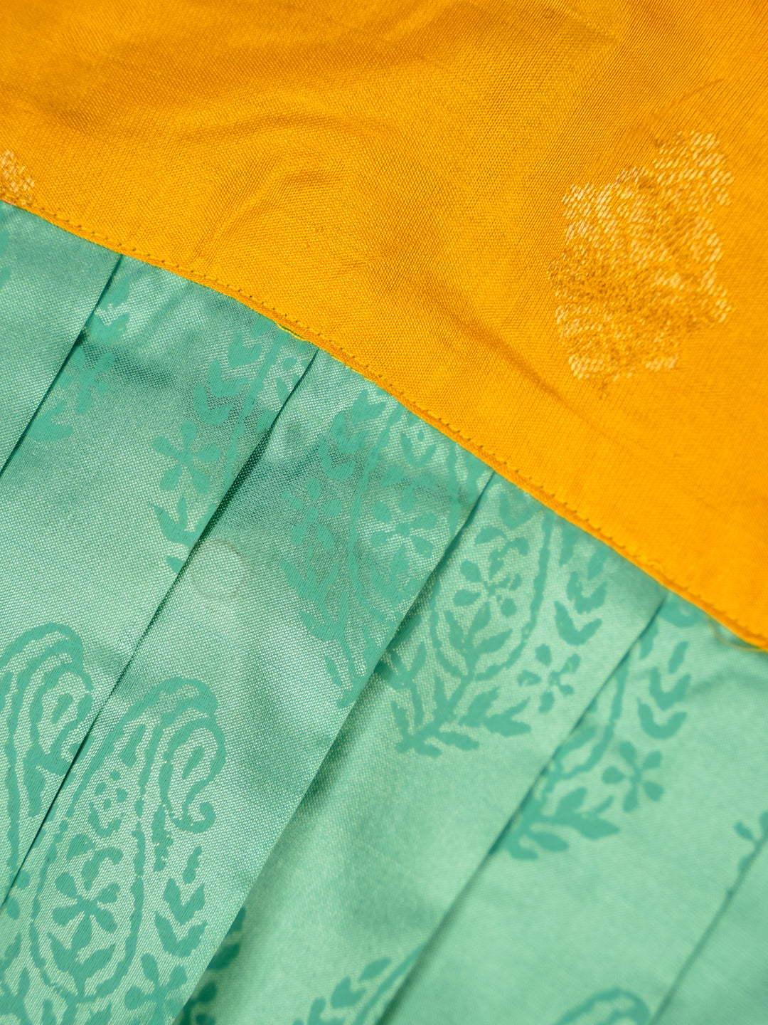 Mango Mint – Silk Romper for Newborn Girls