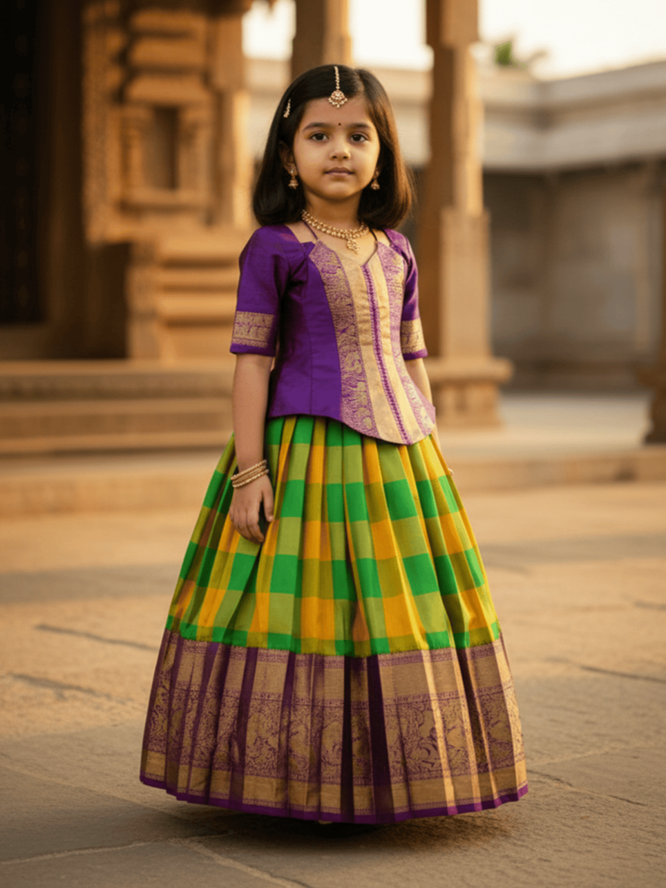 Emerald Royale Kanchipuram Pattu Pavadai