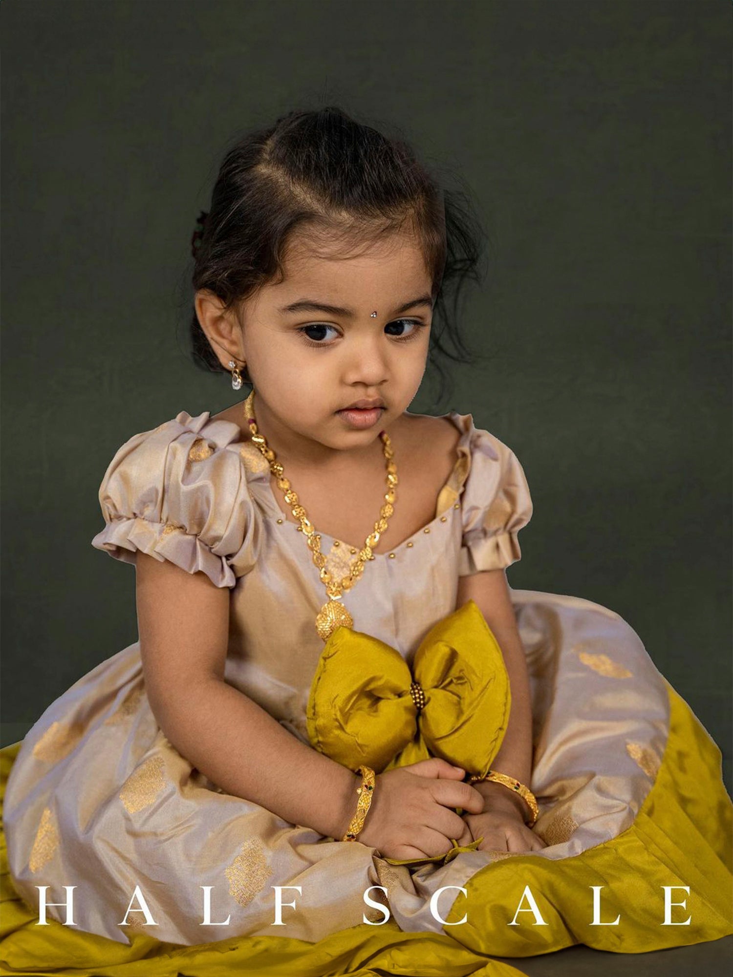 Beautiful South Indian Traditional Dress For Baby Girl | Kids Lehenga Baby  Pattu Pavadi Dress - YouTube