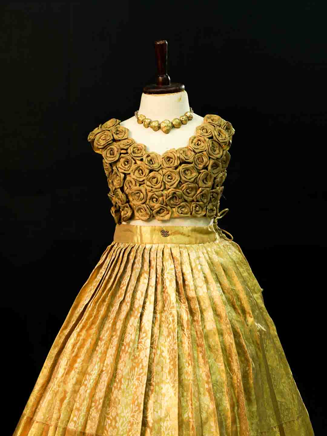 Golden Bloom Lehenga