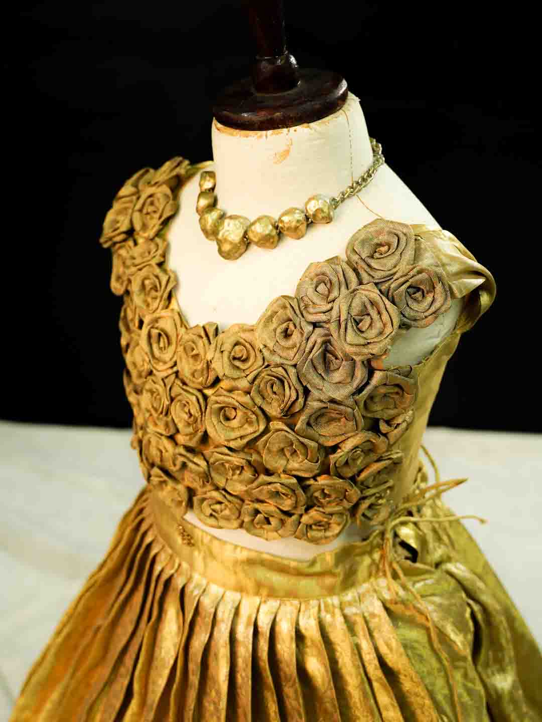 Golden Bloom Lehenga