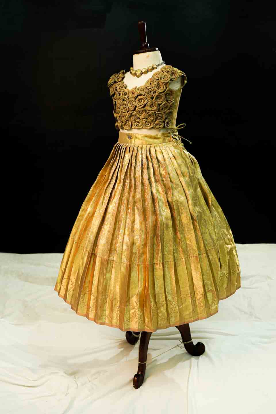 Golden Bloom Lehenga