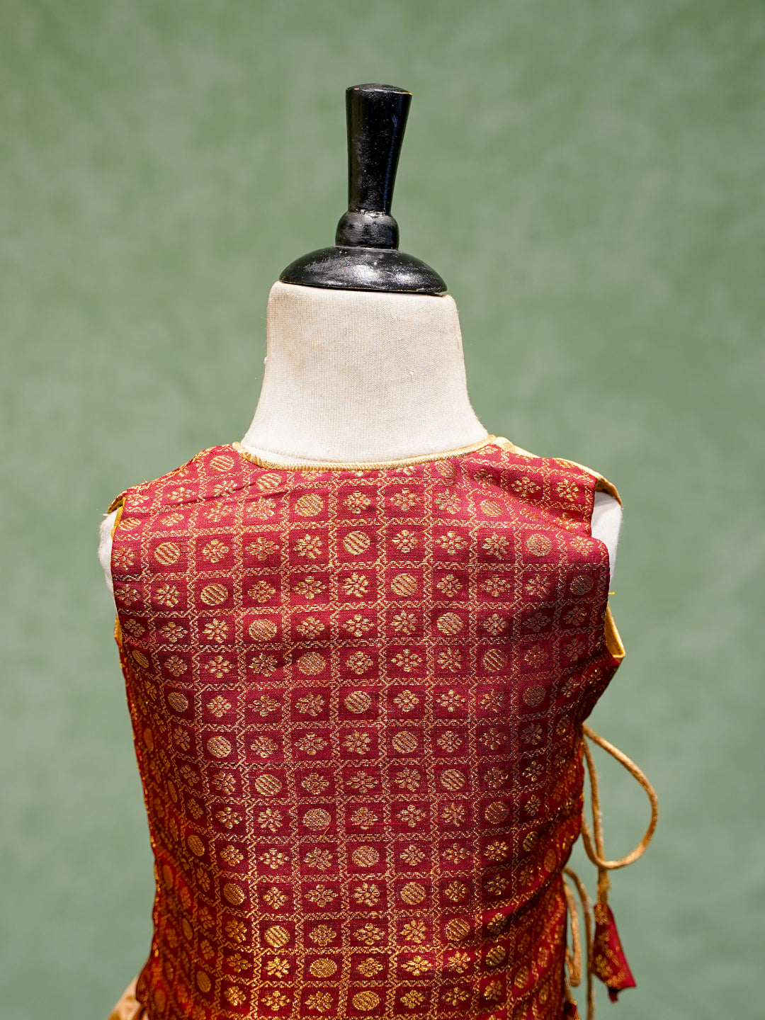 Red Baby Boy Waistcoat Dhoti Set