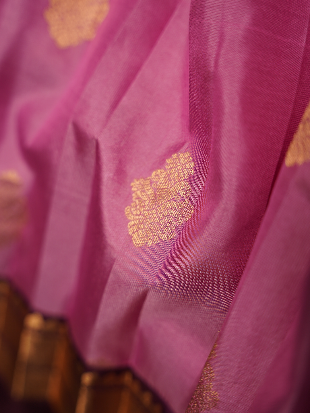 Elegant Pink and Violet Pavada Set for Traditional Grace