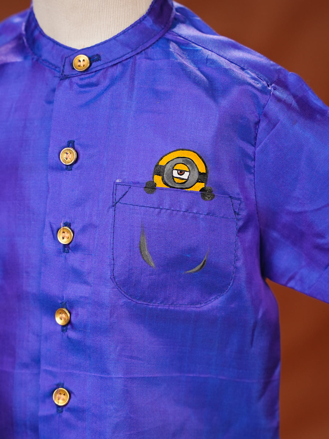 Royal Kashi – Silk Shirt & Dhoti Set