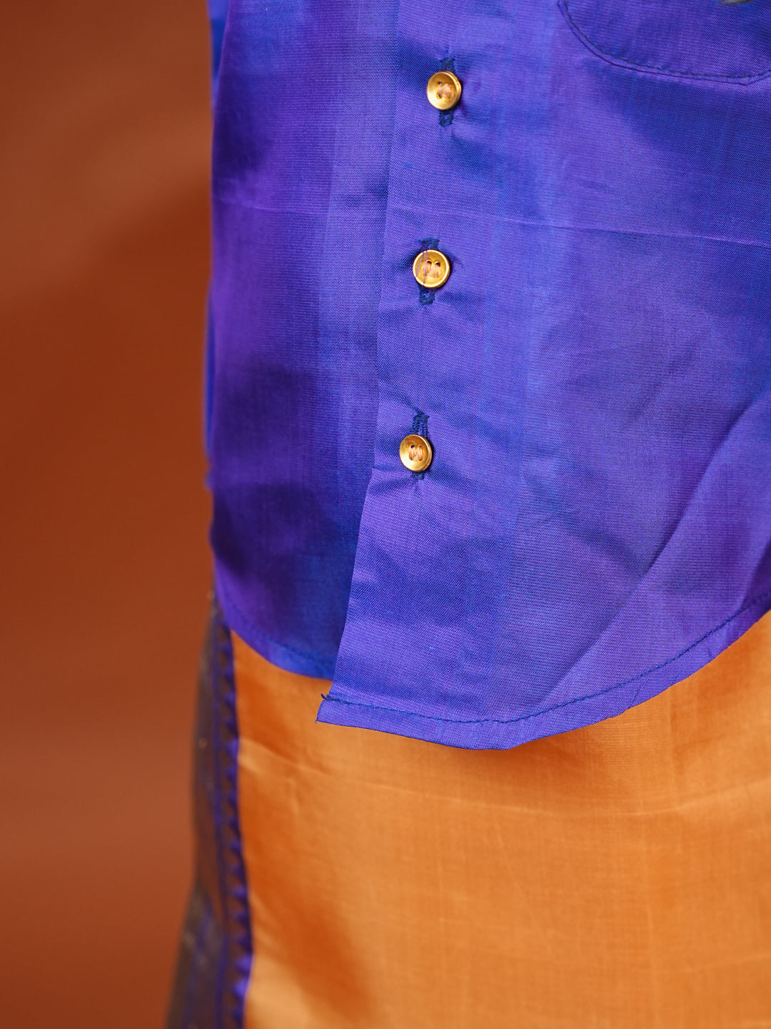 Royal Kashi – Silk Shirt & Dhoti Set