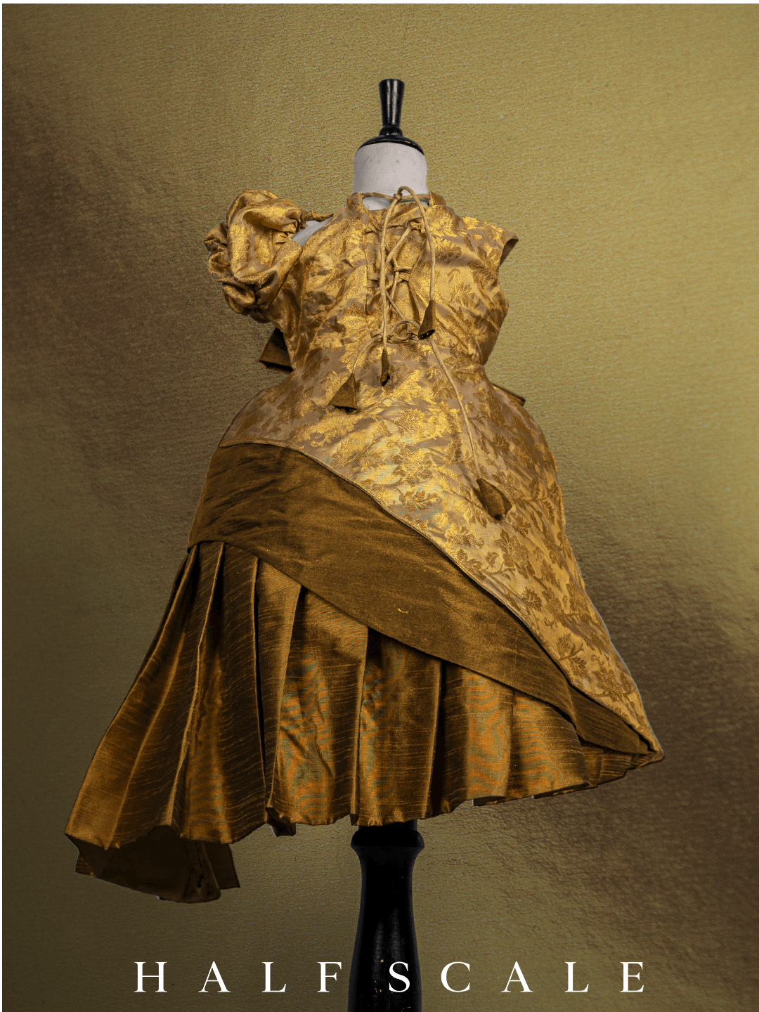 Grandeur Gold Augustan Kanchipuram Silk Gown Clothing Half Scale